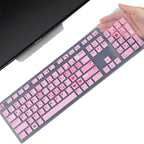 Keyboard Cover Skin for Dell KM636 KB216 KB216t KB216d KB216p Wired & Wireless by MUBUY