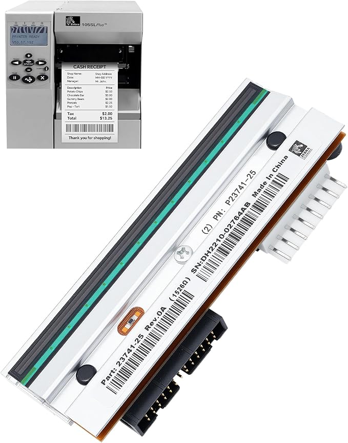 P1004232 Genuine Printhead for Zebra 110Xi4 110XiIV, New OEM Print Head by Unknown