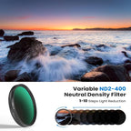 67mm Variable ND2-400 Filter for Phone/DSLR, HD Adjustable Neutral Density - Image 3