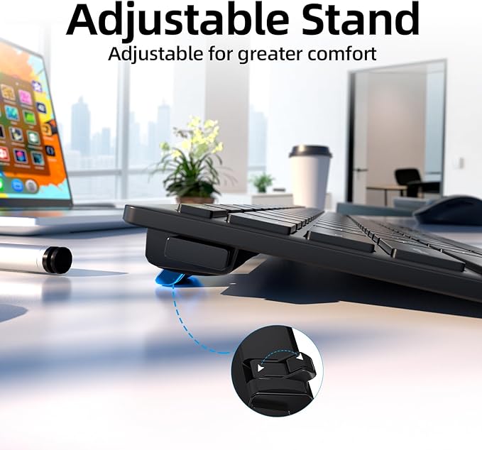 INFINMIND Wireless Ultra Slim Bluetooth Keyboard - Image 4