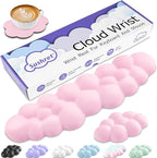 Cloud Wrist Rest Keyboard, Cloud Keyboard Wrist Pad Set by Sushret
