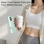Magnetic Phone Ring Grip Holder, Silicone Finger Loop Grip, Compatible - Image 8