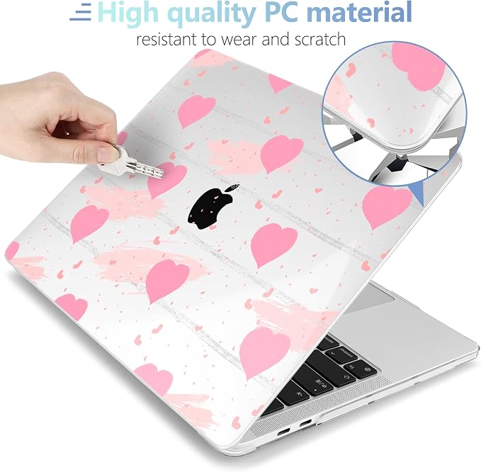 MEEgoodo Case for MacBook Pro 13 inch Case 2022 2021 2020 New A2338 M2/M1 A2251 - Image 3
