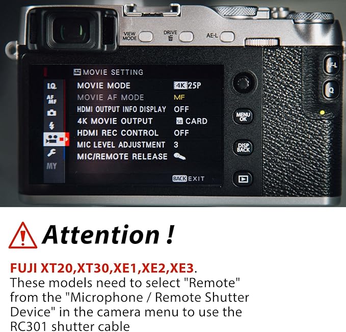 for Fuji/Canon Camera Cable Universal Iron cage Handle Shutter Release - Image 6