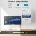 MOUNT PRO Dual Monitor Mount for 13-32" Computer Screen, Tall Monitor Stands - Image 5