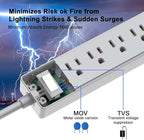 6Ft Power Strip Surge Protector - Image 5