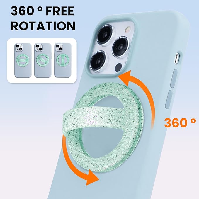 Magnetic Silicone Ring Grip Phone Holder, Loop Grip Phone Holder, Magnetic - Image 3