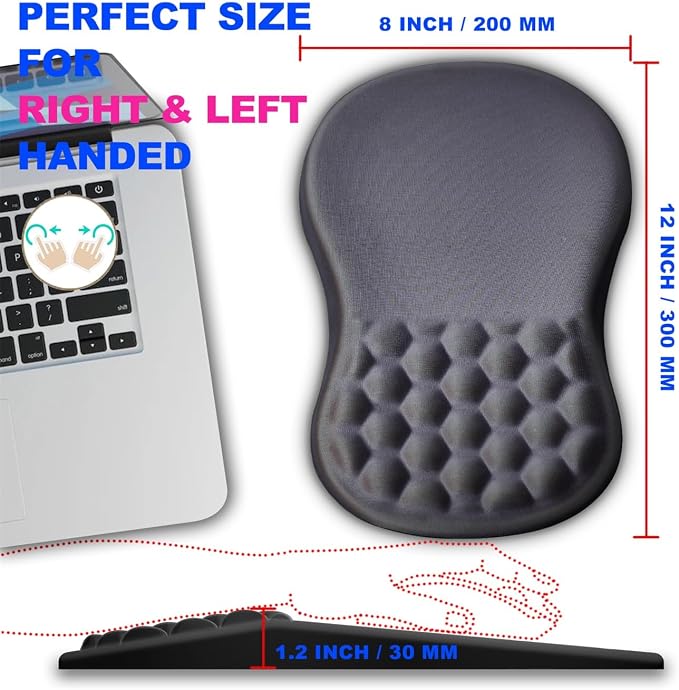 Mouse Pad Wrist Support, Ergonomic Mouse Pad - Image 4
