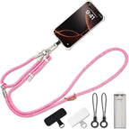 3-in-1 Adjustable Phone Lanyard Crossbody Cell Phone Neck Strap Universal by Unknown