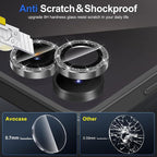 for Samsung Galaxy Z Flip 7 Camera Lens Protector, Individual Metal Ring - Image 3