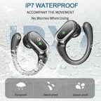 Wireless Earbuds, 2025 Bluetooth 5.4 Headphones Sport, 50Hrs HiFi Stereo Deep - Image 6