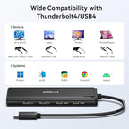 USB C to USB C Hub Dual Monitor, USBC Splitter - Image 8