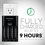 Panasonic Individual Cell Battery Charger | 4 AA Batteries | Ni-MH Rechargeable - Image 4