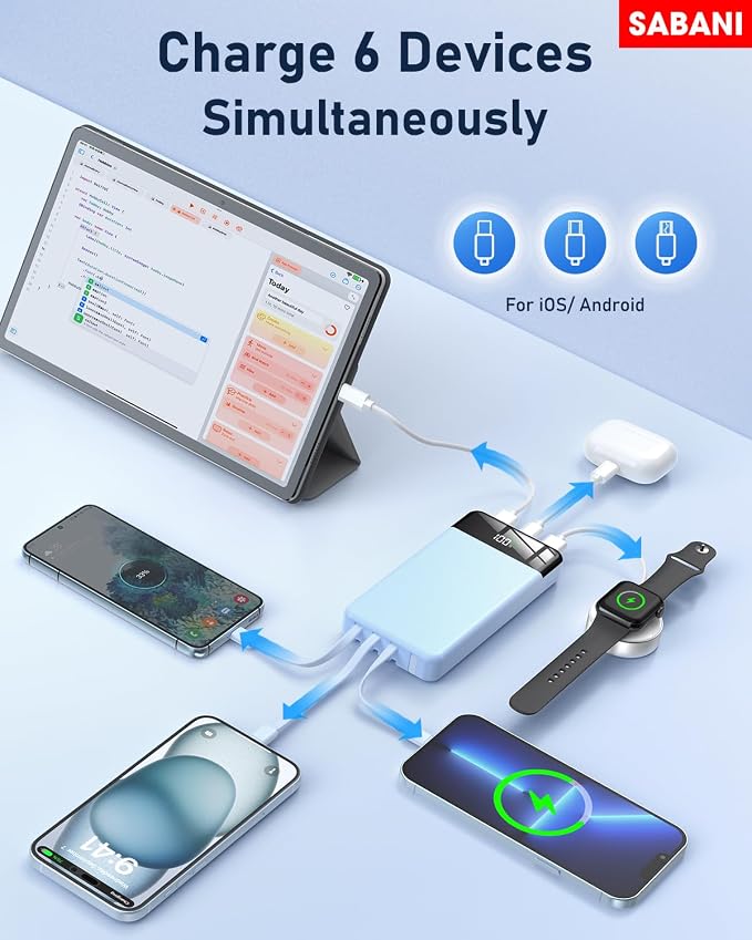 SABANI Portable Charger 35000mAh Power Bank - Image 4