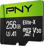 PNY 256GB Elite-X Class 10 U3 V30 microSDXC Flash Memory Card - Image 2