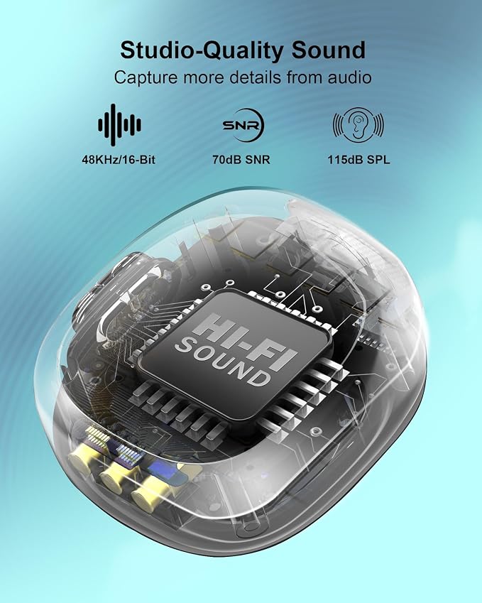 Mini Microphone for iPhone Android, Wireless Mic - Image 2