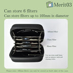 Hard Shell Camera Filter Case Camera Filter Accessories and Storage Suitable - Image 5