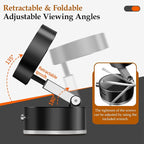 Foldable Vacuum Magnetic Suction Phone Holder, Retractable Magnetic Car - Image 2