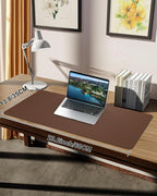 Small Desk Mat, Leather Desk mat, Desk Mouse pad, Office Desk mat, Laptop Mat - Image 7