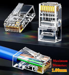 100-Pack Cat5 Cat5e RJ45 Connectors Ends - Image 3