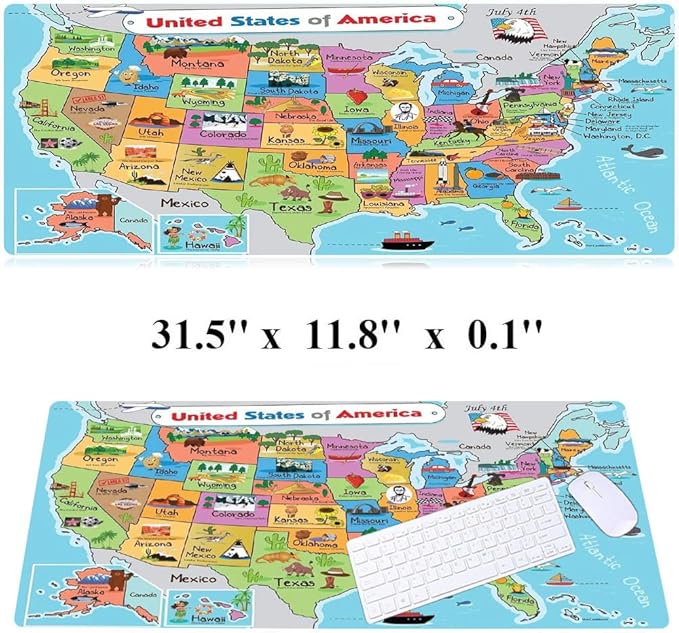 RTGGSEL 31.5x11.8 Inch Non-Slip Long Extended Large Gaming Mouse Pad - Image 2