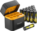 16 Pack Rechargeable Lithium AA Batteries by Mupoer