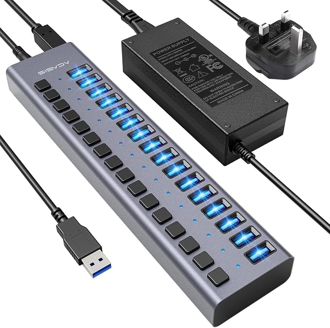 90W Powered USB Hub by ACASIS