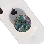 OnTheGrip Cute Natural Seashell Design Round Shape Collapsible Mobile Phone by OnTheGripofficial