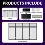 Portable DJ Booth Table, Foldable DJ Table Stand - Image 6