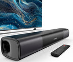 Sound Bar for Smart TV, Bass Boost and Crisp Vocals, Optical/AUX/Wall Mount by RIOWOIS