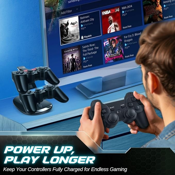 TNP Compatible with PS3 Controller Charger Stand - Image 7