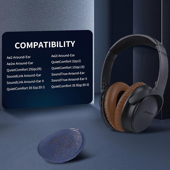 Ear Pads for Bose QC35: Durable Comfortable Noise Cancellation Replacement - Image 3
