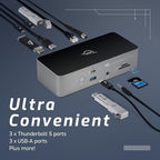 OWC 11-Port Thunderbolt 5 Docking Station, SD/Micro-SD Card Reader, Audio - Image 6