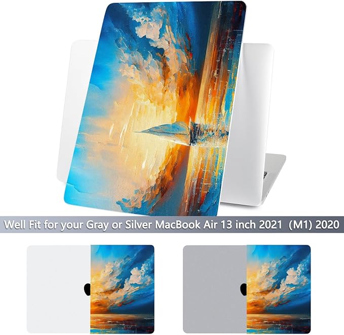 Batianda Design Case for M1 MacBook Air 13 Inch Model A2337 A2179 A1932 2021 - Image 3