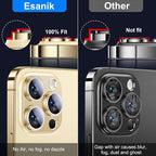 Esanik 2023 Upgrade 2 Pack for iPhone 14 Pro/iPhone 14 Pro Max Camera Lens - Image 3
