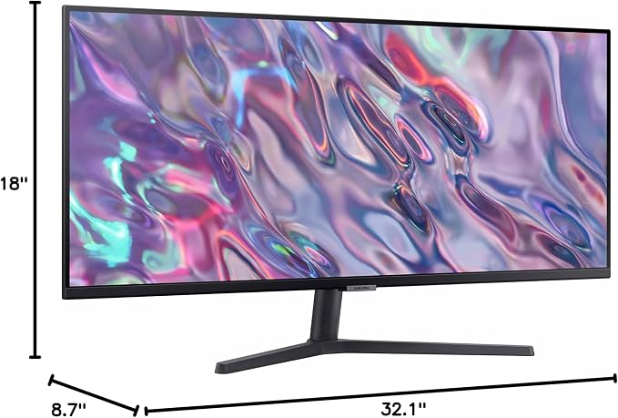 SAMSUNG 34" ViewFinity S50GC Series Ultra-WQHD Monitor, AMD FreeSync, Eye Care - Image 12