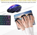 JIKIOU 3 Pack Mouse Pad with Stitched Edge, Comfortable Mouse Pads with - Image 4