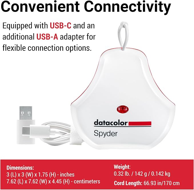 Datacolor Spyder Monitor Calibration Tool: Ensures Accurate & Consistent Color - Image 7