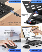 for Samsung Galaxy Z Fold 7 6 5 4 All Fold Smartphones Bluetooth Keyboard and - Image 3