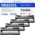 DR223CL DR-223CL Drum UnitSet 4-Pack Replacement Compatible by KingKJInkToner