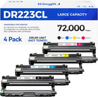 DR223CL DR-223CL Drum UnitSet 4-Pack Replacement Compatible by KingKJInkToner