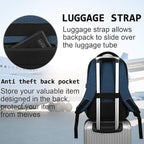 Laptop Backpack, Business Travel Anti Theft Slim Durable Laptops Backpack - Image 6