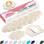 Cloud Wrist Rest for Computer Keyboard, 4-in-1 Memory Foam Leather Cloud by Sushret