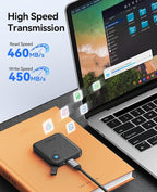 ORICO Portable SSD 256 GB with 2 in 1 USB C Cable, External Solid State Drives - Image 3