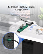 7 Ports USB 3.0 Hub, USB to Network HUB - Image 2