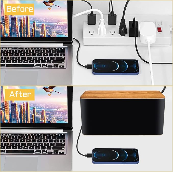 YUANYE Cable Management Box 2 Pack - Image 5