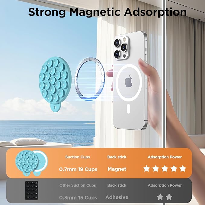 Magnetic Suction Cup Phone Mount - Image 4