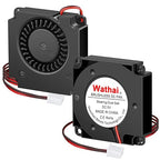 2Packs Wathai DC Blower Fan 4010 Radial Cooling Fan 5V 2 Pin DC 40mm x 10mm by Wathai