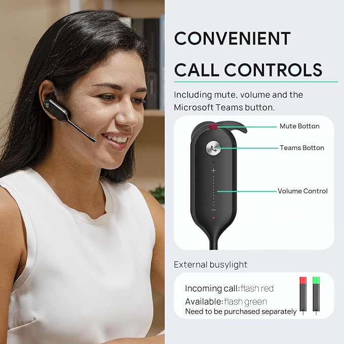 Yealink DECT Wireless Headset WH63, Mono Single Ear Office Headset - Image 7