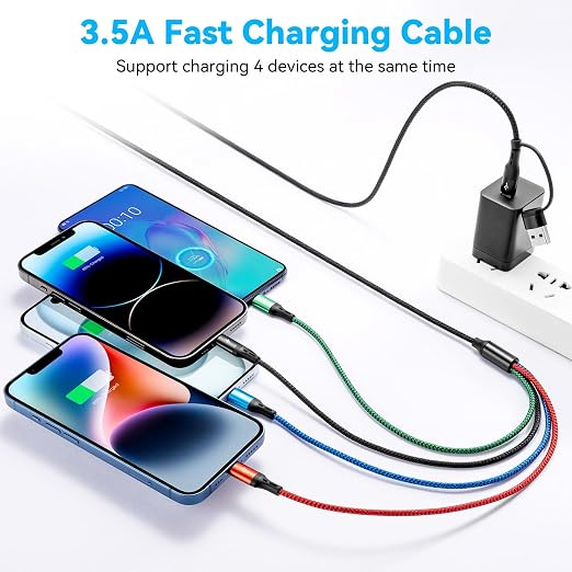 4 in 2 Multi Charging Cable 3.5A, Galaxy and More - Image 2